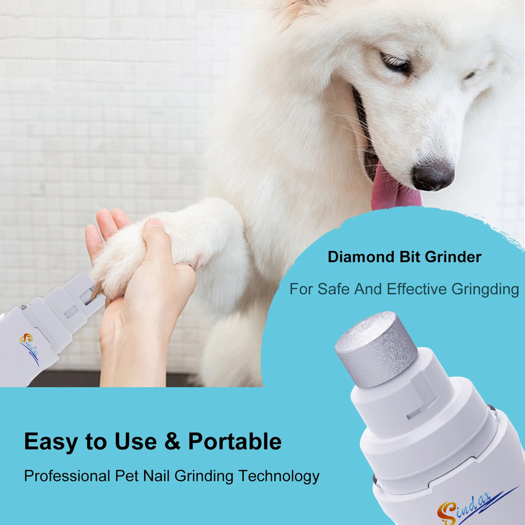 Dog Nail Grinder USB charge