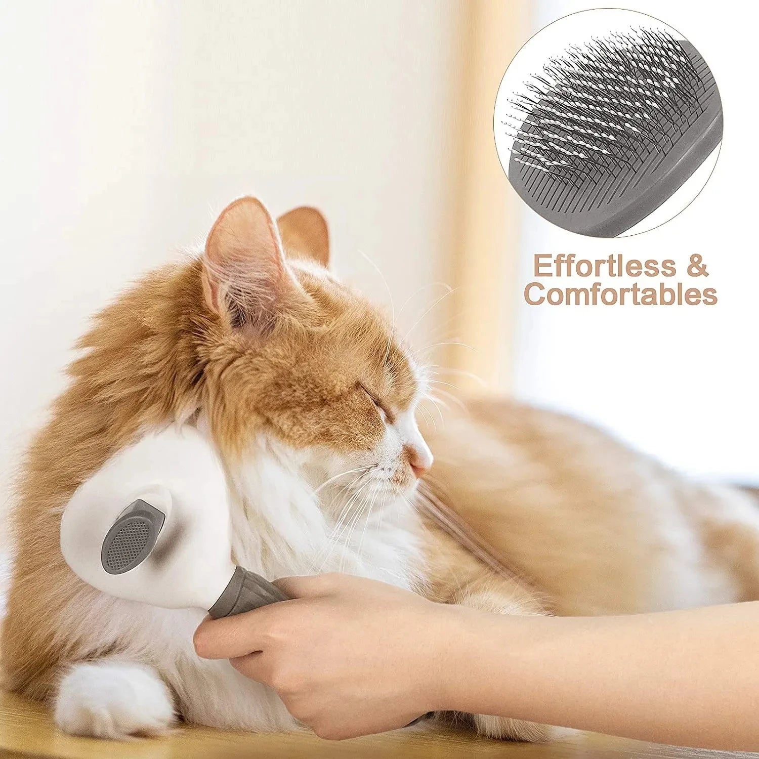 FurEase ProBrush™ – Self-Cleaning Pet Grooming Tool