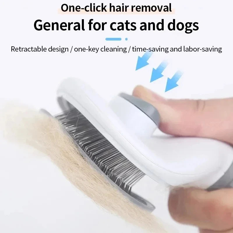 FurEase ProBrush™ – Self-Cleaning Pet Grooming Tool