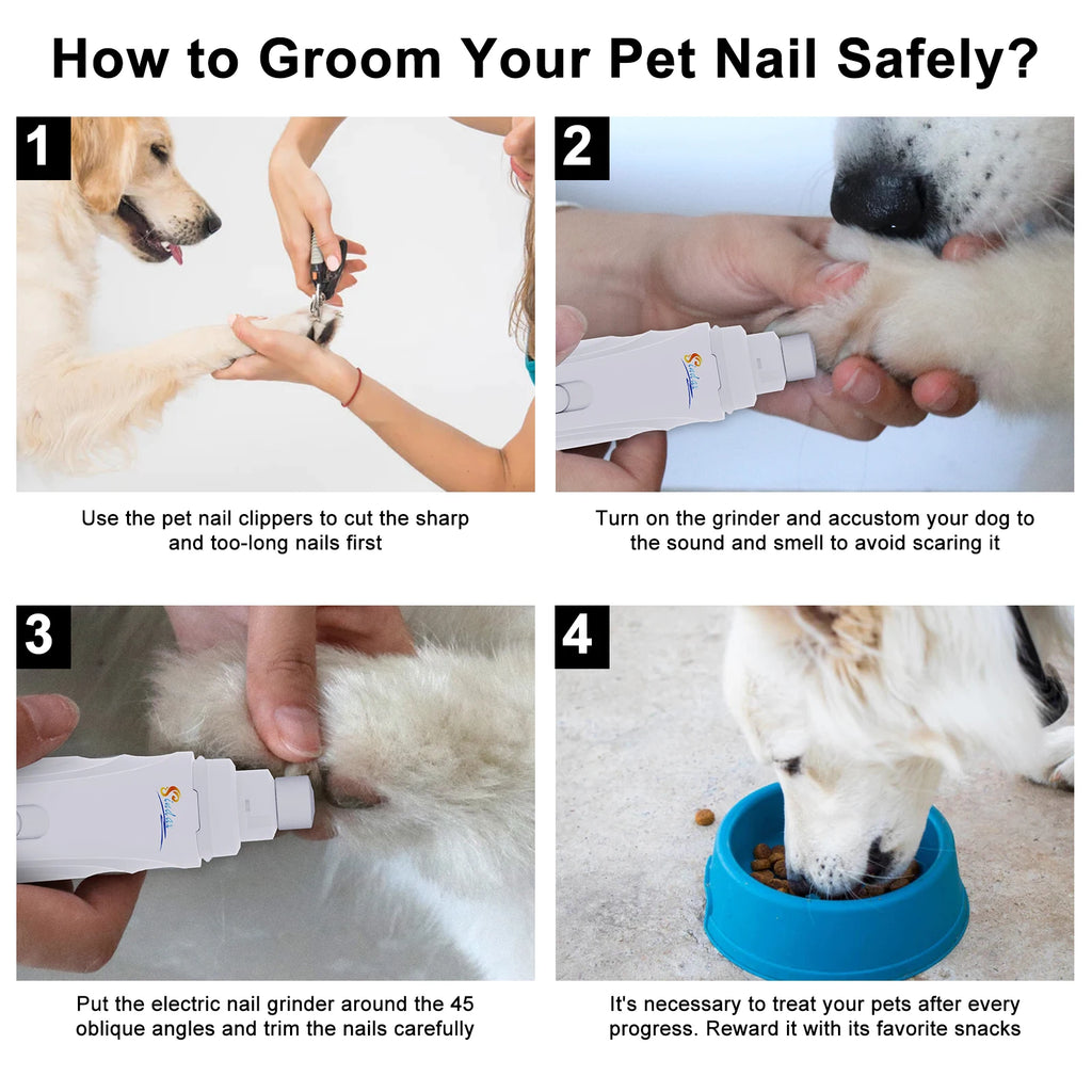 Dog Nail Grinder USB charge