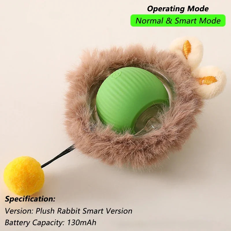 Dog Cat Interactive Ball. Automatic Rolling Ball
