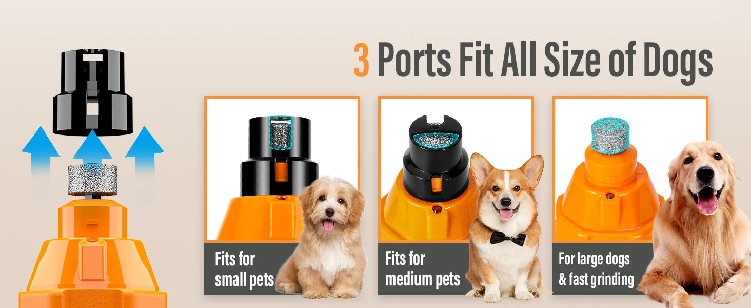6-Speed Dog Nail Grinder