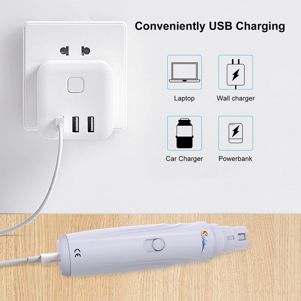 Dog Nail Grinder USB charge