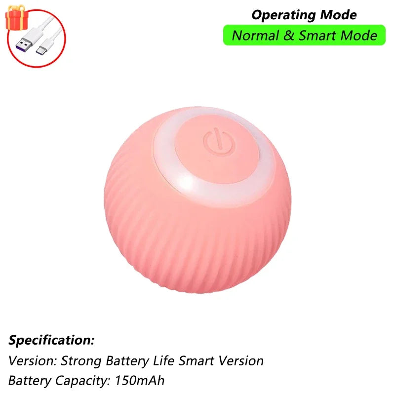 Dog Cat Interactive Ball. Automatic Rolling Ball