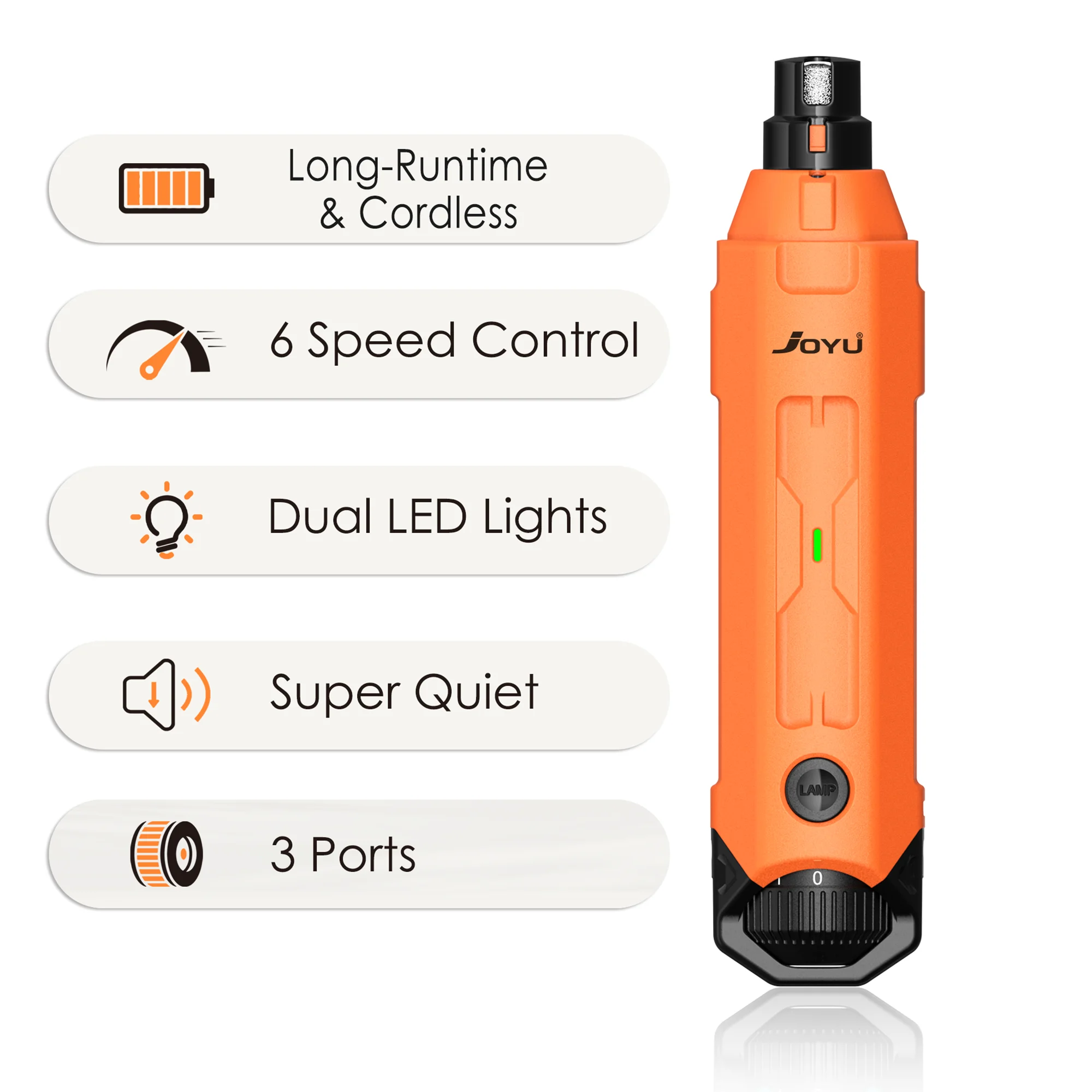 6-Speed Dog Nail Grinder