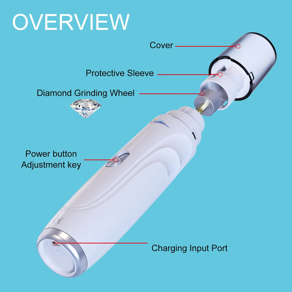 Dog Nail Grinder USB charge