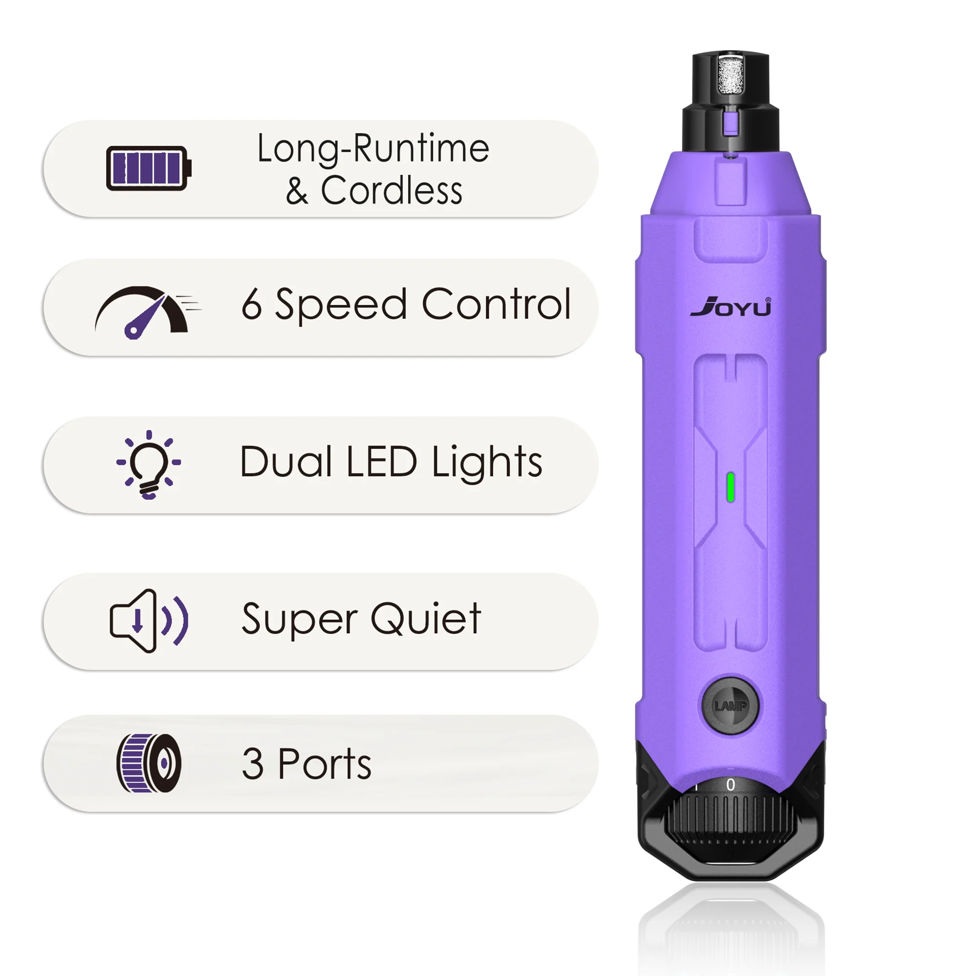 6-Speed Dog Nail Grinder