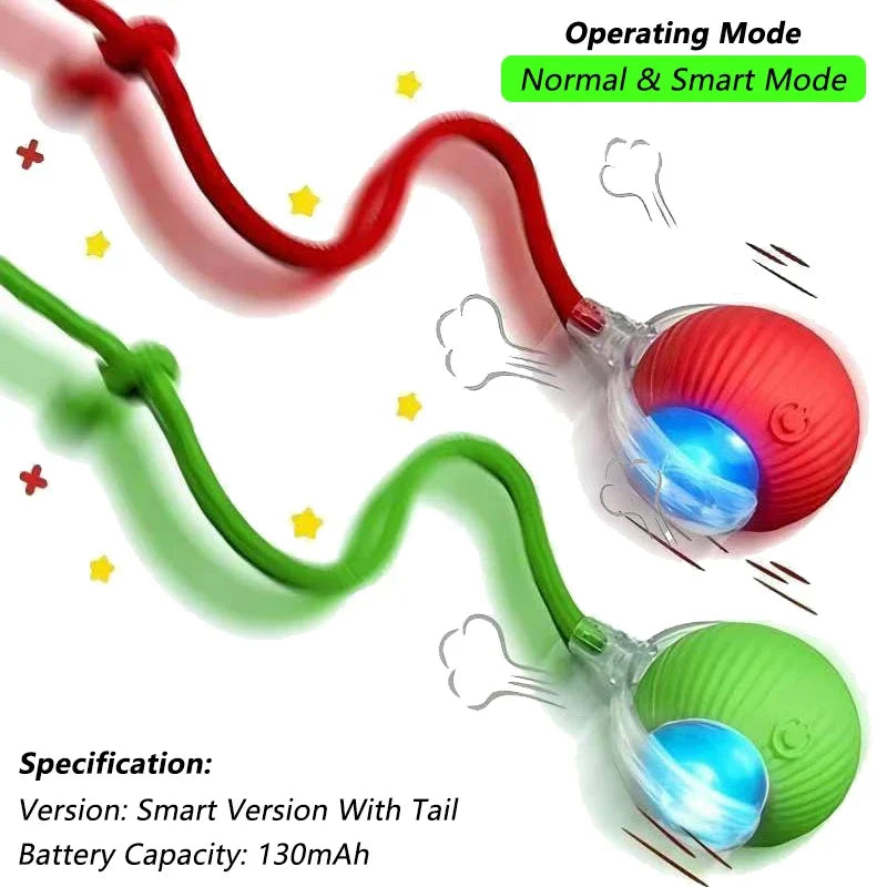 Dog Cat Interactive Ball. Automatic Rolling Ball