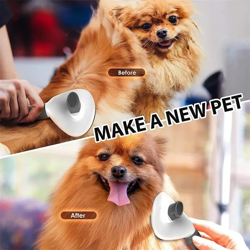 FurEase ProBrush™ – Self-Cleaning Pet Grooming Tool